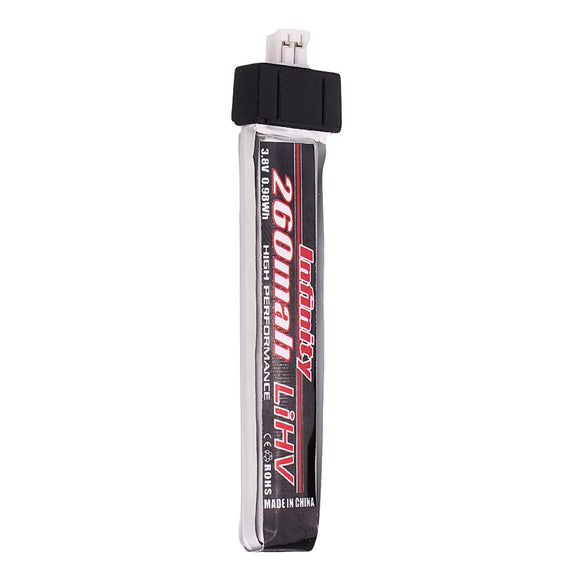 Infinity JST 1.25 3.7V 260mah 1S 30C Lightweight and High Density Lipo Battery for RC Drone