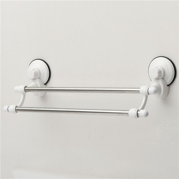 47cm Stainless Steel Suction Cup Bathroom Towel Racks Holder