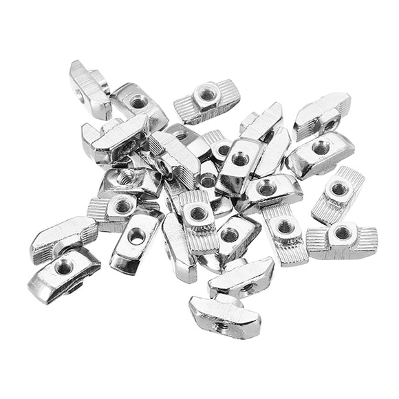 Machifit 30pcs M4 Hammer Nut Aluminum Connector T Fastener Sliding Nut