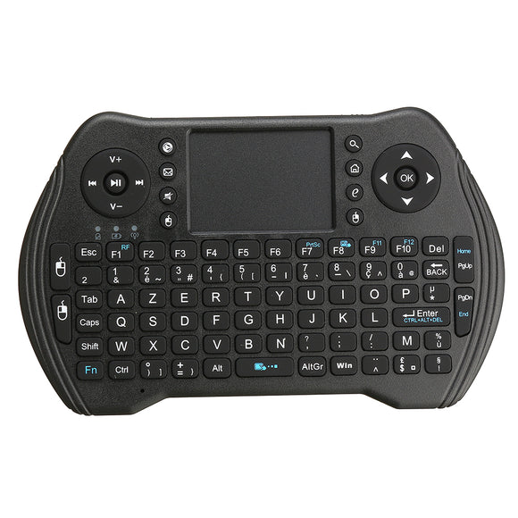 MT-10 2.4G Wireless French Rechargeable Mini Keyboard Touchpad Air Mouse Airmouse