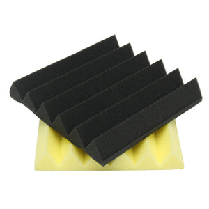 2Pcs 30x30cm Acoustic Soundproof Sponge Sound Absorption Panel Foam for Studio KTV Home