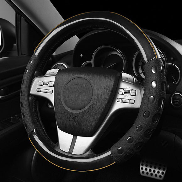 38cm High Grade Leather Steel Ring Wheel Cover Non Slip  Four Seasons General