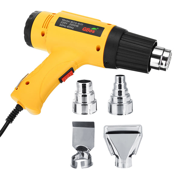 2000W 220V Handheld  Hot Air Tool Electric Hot Air Heater with Nozzle