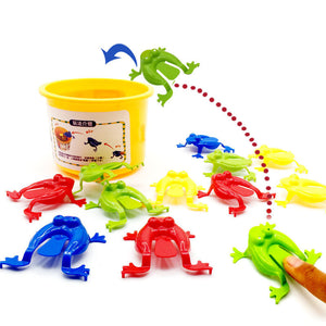13PCS Kids Toys Jumping Game Bouncing Frog Hopper Party Favor Birthday Education