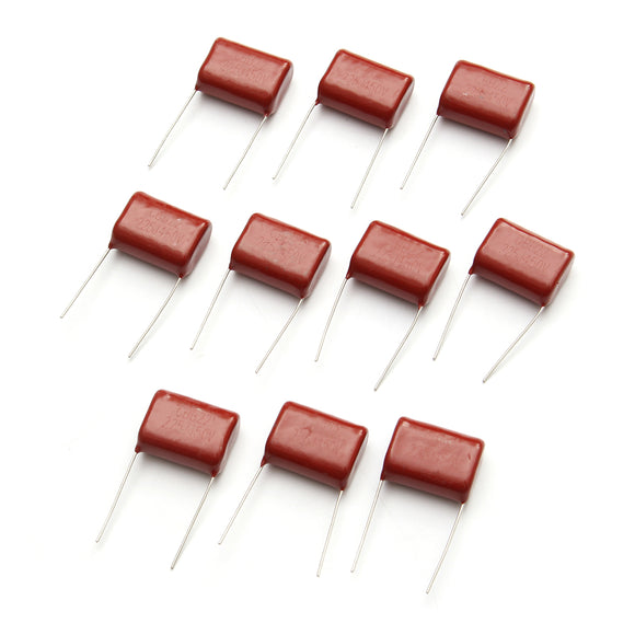 10pcs R285 450V 2.2uF CBB Polypropylene Film Capacitor Pitch 20mm 225 2.2uF 450V