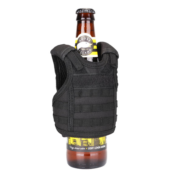 Adjustable Beer Bottle Vest Beverage Insulator Mini Cooler Tactical Cup Holder