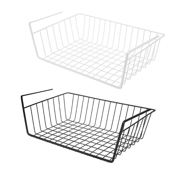 Iron Rack Hanging Shelf Kitchen Free Punch Storage Baskets Portable Cabinets Kitchen Storage Rack