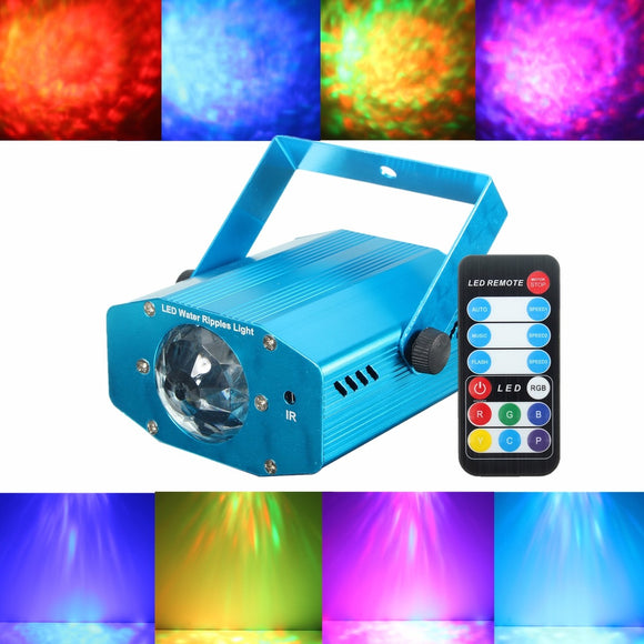 Mini LED Laser Projector Auto/Sound Activated DJ Party KTV Xmas Stage Light Lamp