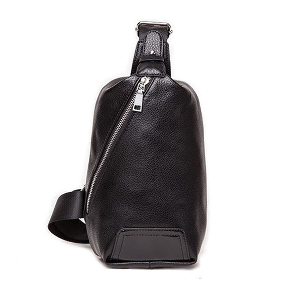 Men PU Business Casual Coffee Black Shoulder Crossbody Bag