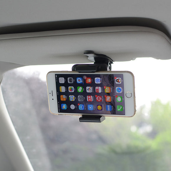 CORHART Car Sun Visor Clip Phone Holder Universal For iPhone Samsung