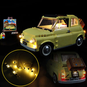 DIY LED Light Lighting Kit ONLY For LEGO 10271 For FIAT 500 Car Bricks Toys