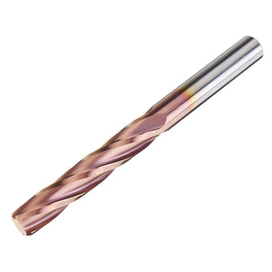 Drillpro 6 Flutes 6.5-10mm Milling Cutter HRC55 Tungsten Steel Carbide AlTiN Coating End Mill CNC Tool