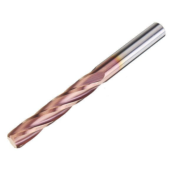 Drillpro 6 Flutes 6.5-10mm Milling Cutter HRC55 Tungsten Steel Carbide AlTiN Coating End Mill CNC Tool