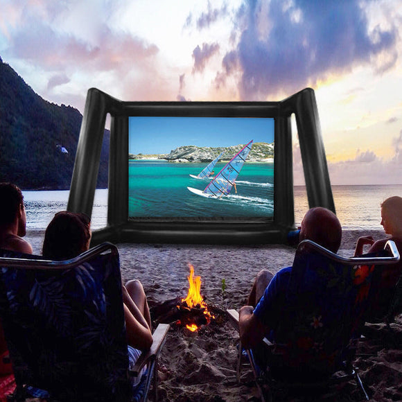 8x6m 26ftx20ft 16:9 Inflatable Projection Movie Display Screen Home Backyard Theater