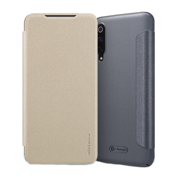 NILLKIN Shock-proof Flip PU Leather Full Body Cover Protective Case for Xiaomi Mi9 Mi 9 / Xiaomi Mi9 Transparent Edition