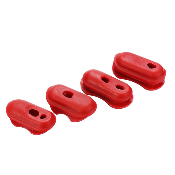 4pcs Plastic Sleeve Red Wire Protection for Electric Scooter Repair Parts Accessories
