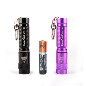 TANK007 E09 EDC AAA Flashlight UV Violet Mini LED Light Money Check Lamp Keychain Light MIni Torch