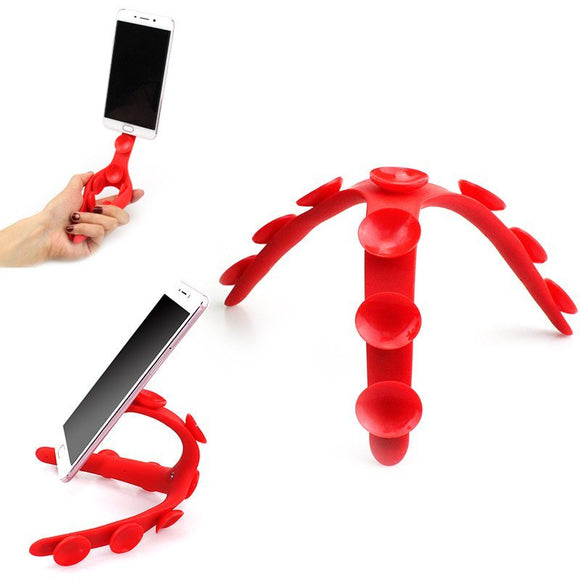 Bakeey Powerful Suction Cup Selfie Stick Tripod Desktop Stand Holder for Xiaomi Mobile Phone