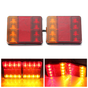 12V LED Van Truck Trailer Stop Rear Tail Brake Light Indicator Lamp