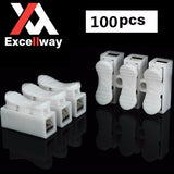 Excellway CH3 Quick Wire Connector Terminal Block Spring Connector LED Strip Light Wire Connector