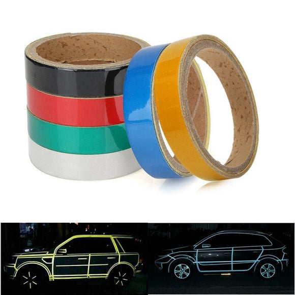 2cmx3meter Reflective Car Sticker Safety Warning Decoration Tape