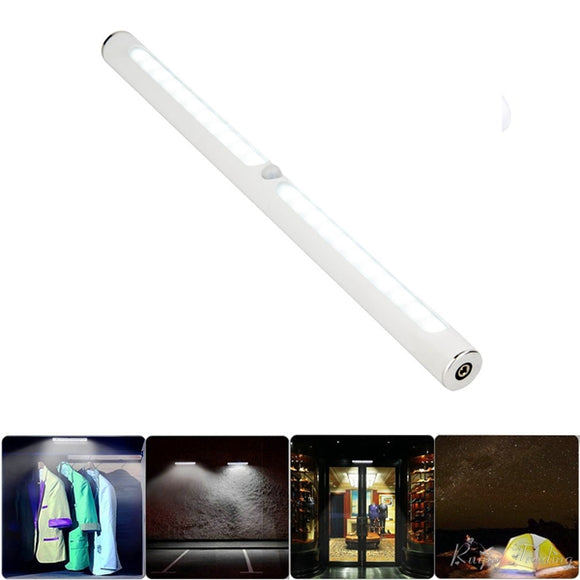 2W Wireless 22 LED Touch Sensor PIR Motion Cabinet Light USB Rechargeable Kitchen Closet Night Lamp