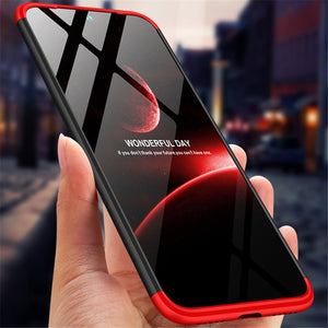 Bakeey 3 in 1 Double Dip 360 Full Hard PC Protective Case For Xiaomi Redmi 7 / Redmi Y3