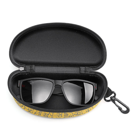 KDEAM Cloth Oval Sunglasses Box Hard Glasses Box Eyewear Protector Case
