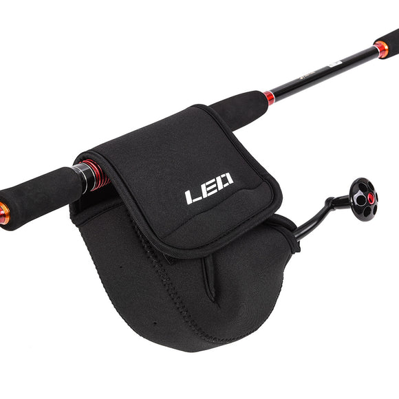 LEO 27918 SBR Outdoor Fishing Slotted Spinning Reel Bag Tackle Reel Protective Pouch