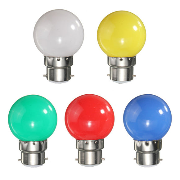 3W B22 Colorful Party 3 LED 2835 SMD Light Energy-saving Lamps Durable Bulbs AC 220V