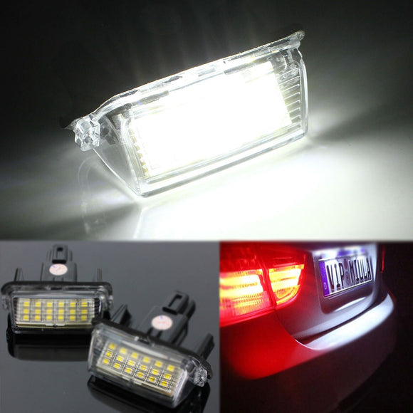 18 LEDs License Number Plate Car Lights Lamp for Toyota Camry Yaris