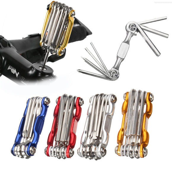 7 In 1 Multi-function Bicycle Repair Cycling Necessary Portable Tool Kit Set