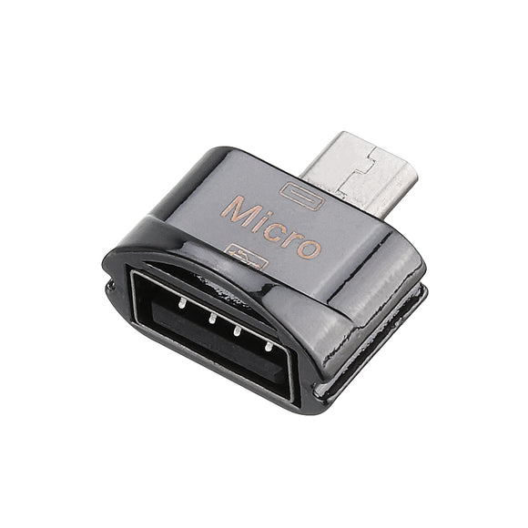 Universal Metal Portable Male Micro USB to Female USB 2.0 Adapter Converter for Xiaomi Huawei Mobile Phone