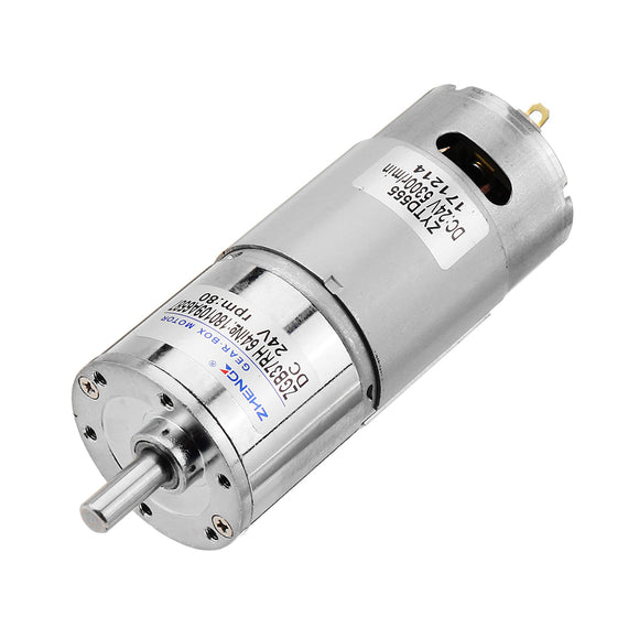 Zhengke ZGB37RH 24V 80rpm Gear Motor Reduction Motor DC Motor