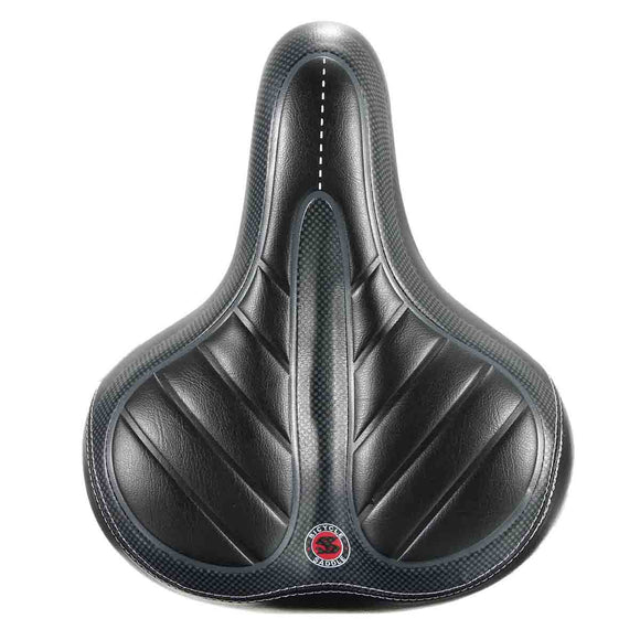 BIKIGHT Extra Wide Big Bum Bike Bicycle Gel Cruiser Comfort Sports Soft Pad Saddle Seat