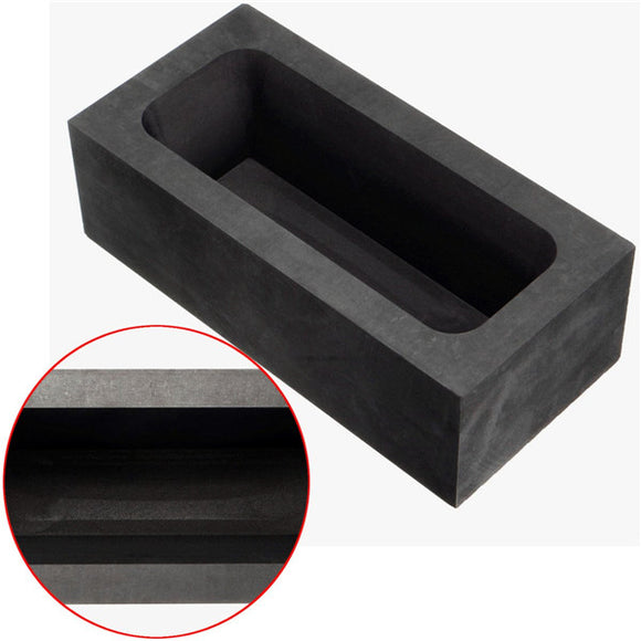 125x60x40mm Square Graphite Mold Crucible for Melting Casting 85oz Gold/46oz Silver