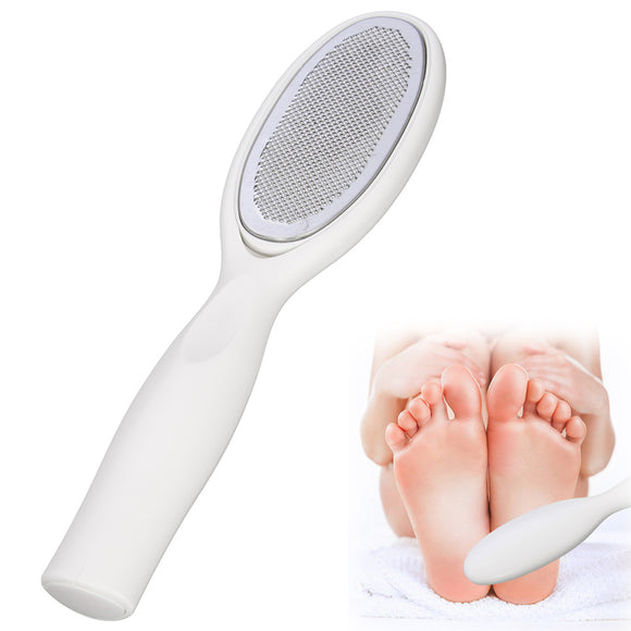 Double Sided Foot File Dead Skin Remover Flat Stainless Steel Peeling Callus Pedicure Rub Feet Tools