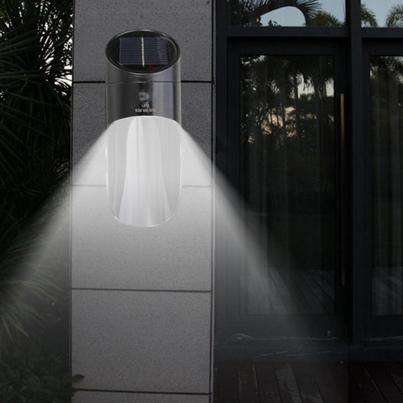 Solar Power 15 LED Microwave Radar Induction Sensor Wall Light Outdoor Garden Security Lamp