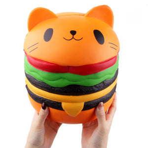 SanQi Elan Huge Cat Burger Squishy 8.66'' Humongous Jumbo 22CM Soft Toy