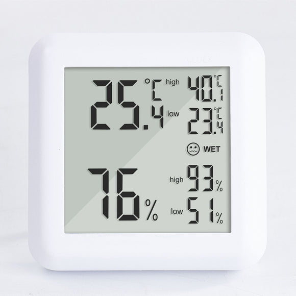 OW-E020 Temperature and Humidity Meter Monitor Humidity Thermometer Home Electronic Digital Indoor Temperature Hygrometer