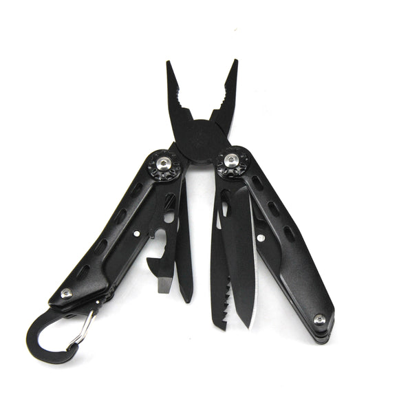 LAOTIE 168mm Stainless Steel Multifunctional Folding Pliers Portable Hanging Pliers Outdoor Survival Tool