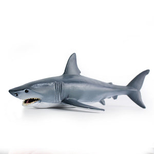 Shark Marine Animal Diecast Model Plastic Children Early Education Toy Gift