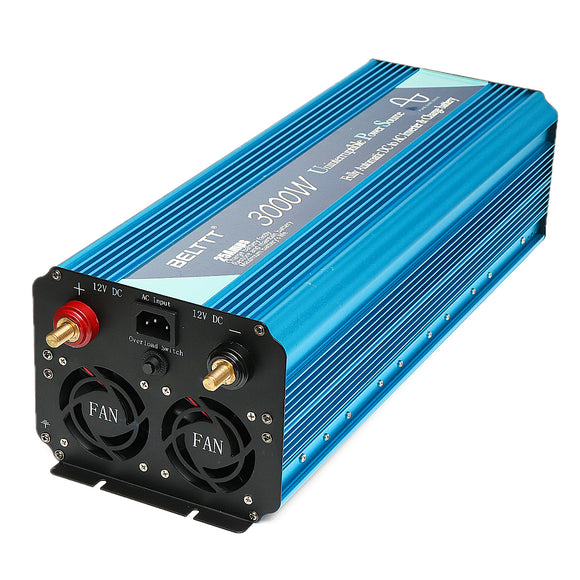 BELTTT 6000W 12V/24V To 220V Pure Sine Wave Power Inverter Battery Charger UPS Converter