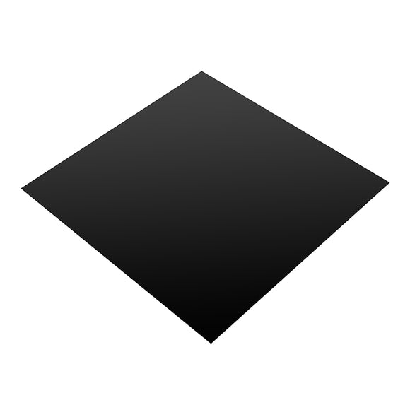 200x200x0.6mm Black Silicone Rubber Sheet Self Adhesive Pad High Temperature Plate Mat