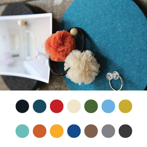 Honana DX-177 5PCS Creative Roundness Colorful Wool Felt Multifunctional Wall Sticker Smart