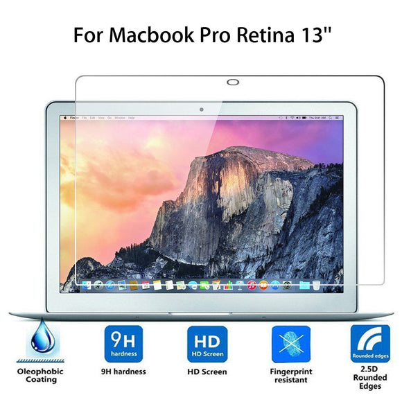 Explosion Proof Ultra Thin Toughened Tempered Glass Screen Protector For Macbook Pro Retina 13''