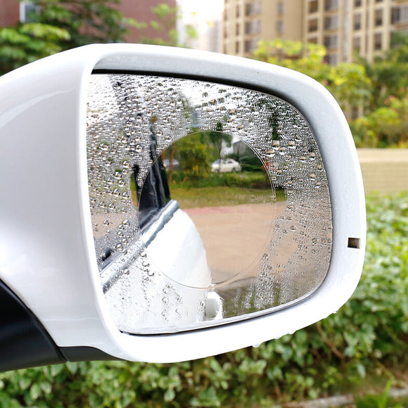 Car Waterproof Nano Anti-fog Rearview Mirror Soft Protective Film Transparent