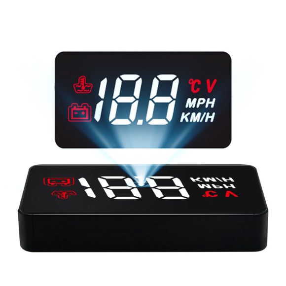 JUNSUN U12 150Ma 12V HUD Monitor Support Over-speed Buzzing Alarm