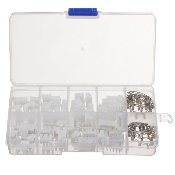 Excellway Connector 40 Pcs XH 2.5mm 2 3 4 5Pin Male and Female Housing JST Connector with Crimps