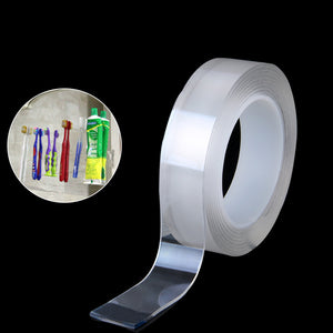 1/3/5M Nano PU Gel Double-Sided Traceless Tape Transparent Adhesive Tapes